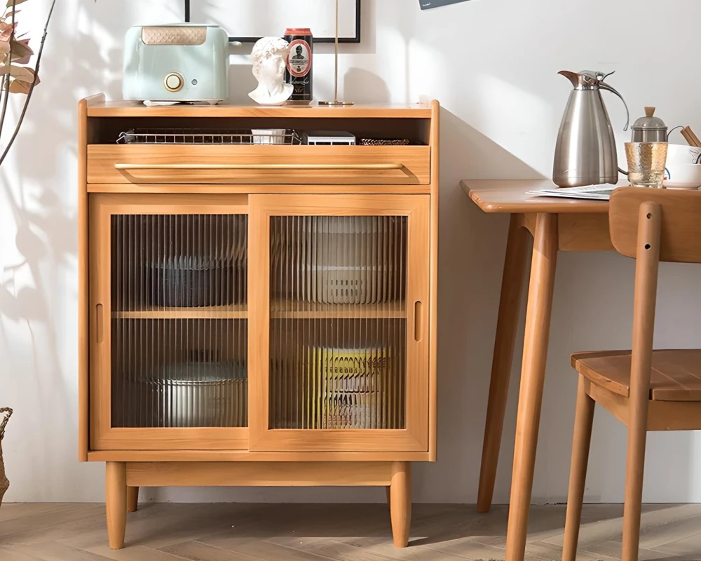 wood sideboard with drawers